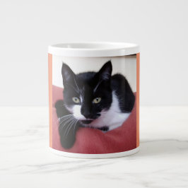 Caneca De Café Grande Mug de foto de gato jumbo