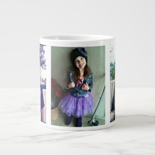 Caneca De Café Grande Mug de Fotografia Personalizada Jumbo