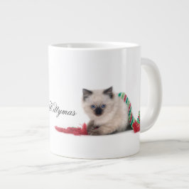 Caneca De Café Grande Mug de Kittymas Feliz