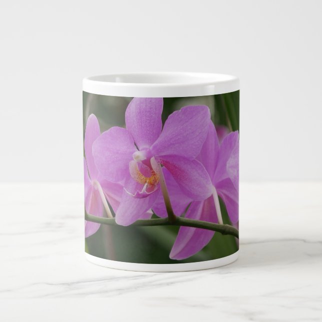 Caneca De Café Grande Mug de Obsessão do Orchid (Frente)