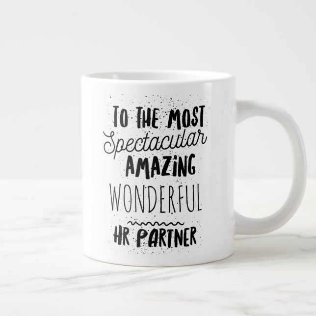Caneca De Café Grande Mug de parceiro de RH (Direita)