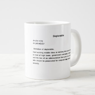 Caneca De Café Grande Mug Deplorável