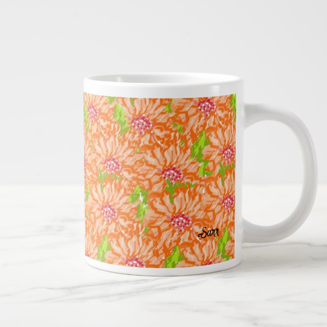 Caneca De Café Grande Mug: Dia da Margarida (Direita)
