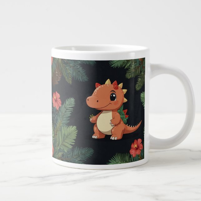 CANECA DE CAFÉ GRANDE MUG DINOSSAUR CUTADO (Direita)