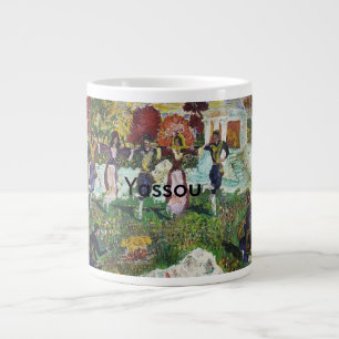 Caneca De Café Grande Mug Grecian Festival Yassou /Sarr