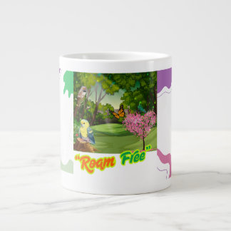Caneca De Café Grande Mug Inspiracional "Livre de Raios" - Aventura.