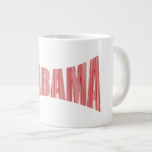 CANECA DE CAFÉ GRANDE MUG JUMBO ALABAMA