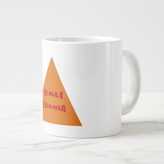CANECA DE CAFÉ GRANDE MUG JUMBO CALIFORNIA (Frente Esquerda)