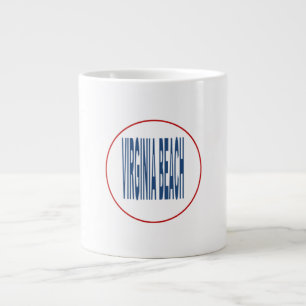CANECA DE CAFÉ GRANDE MUG JUMBO VIRGINIA BEACH