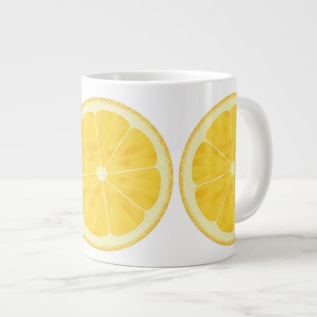 Caneca De Café Grande Mug - Lemon Tea (Frente Esquerda)