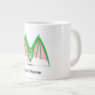 Caneca De Café Grande Mug personalizado com "M" de personagem monstro