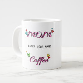 Caneca De Café Grande Mug personalizado do dia da mãe - presente persona