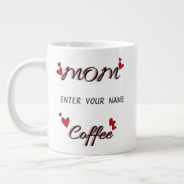 Caneca De Café Grande Mug personalizado do dia da mãe - presente persona