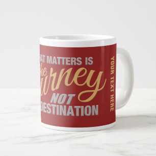 Caneca De Café Grande Mug personalizado do JOURNEY