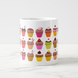 Caneca De Café Grande Mug Sobredimensionado Único para Cupcakes de micro