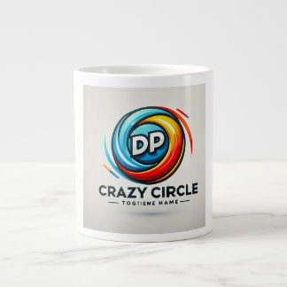 Caneca De Café Grande Mug Specialty com o logotipo DP Crazy Circle