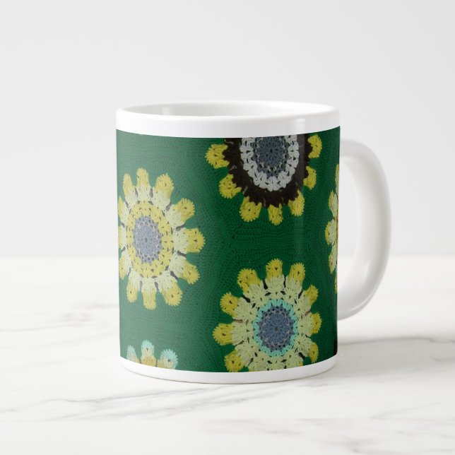 Caneca De Café Grande Mug - Visitas Afegãs (Frente Esquerda)