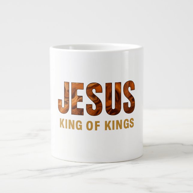 Caneca De Café Grande Mug with Jesus Messiah (Frente)