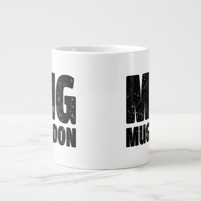 Caneca De Café Grande MugMugeddon - MugJumbo (Frente)
