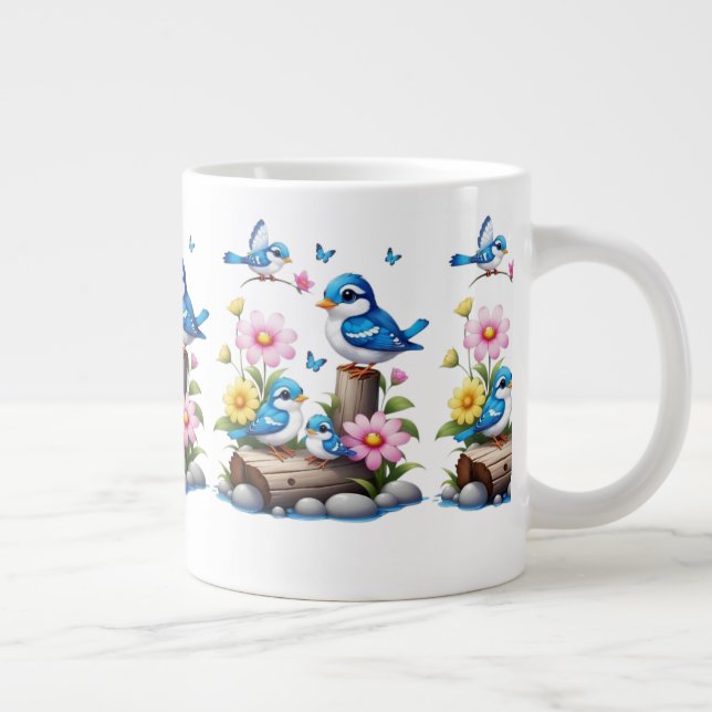Caneca De Café Grande Mugs & Cups (Direita)