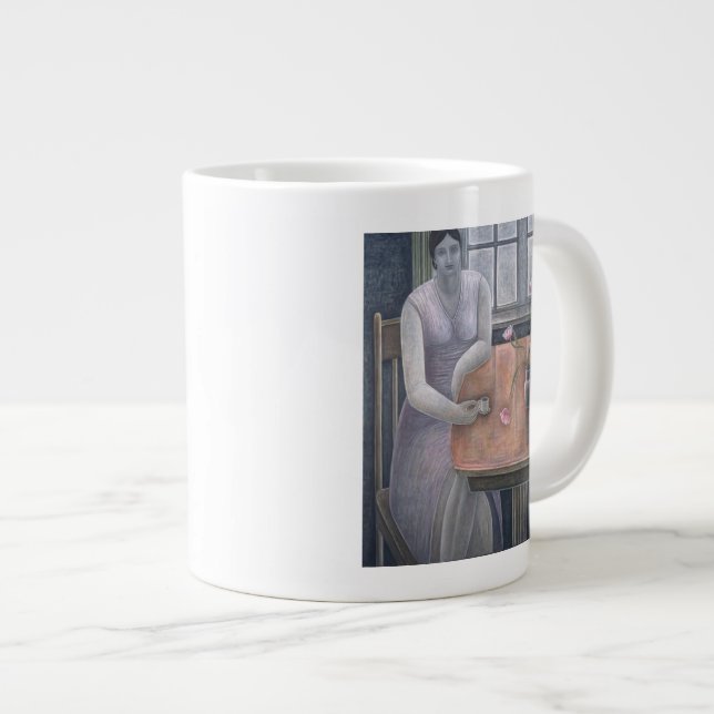 Caneca De Café Grande Mulher com Copa Pequena 2007 (Frente Esquerda)