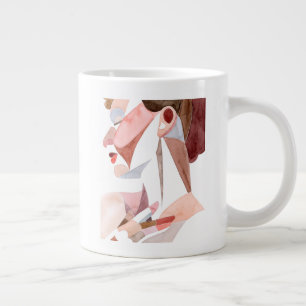 Caneca De Café Grande Mulher Ouro