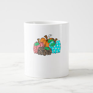 Caneca De Café Grande Mulheres Abóbora Estampa de Leopardo Gráfica É Out