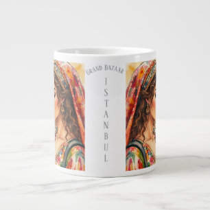 Caneca De Café Grande Mulheres adoráveis comprando em Istambul Turkeye, 