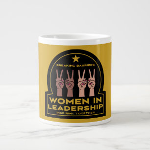 Caneca De Café Grande Mulheres na liderança