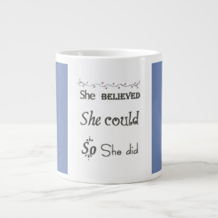 Caneca De Café Grande Mulheres Que Se Autoafirmam Positivas