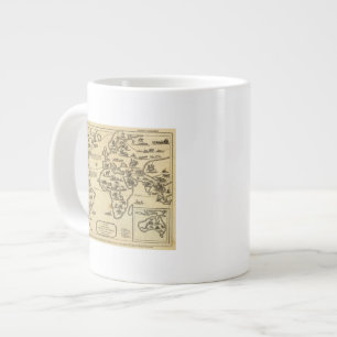 Caneca De Café Grande Mundo dos Animais