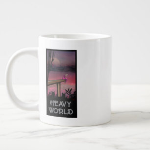Caneca De Café Grande Mundo Pesado