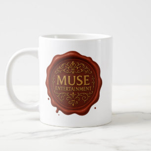 Caneca De Café Grande Muse Entertainment™ - Logotipo Oficial