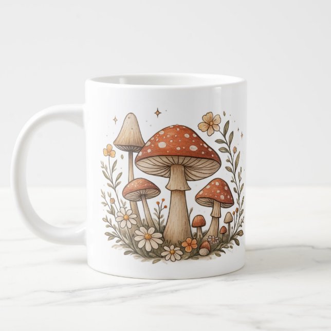 Caneca De Café Grande Mushroom Magic Mug (Esquerda)