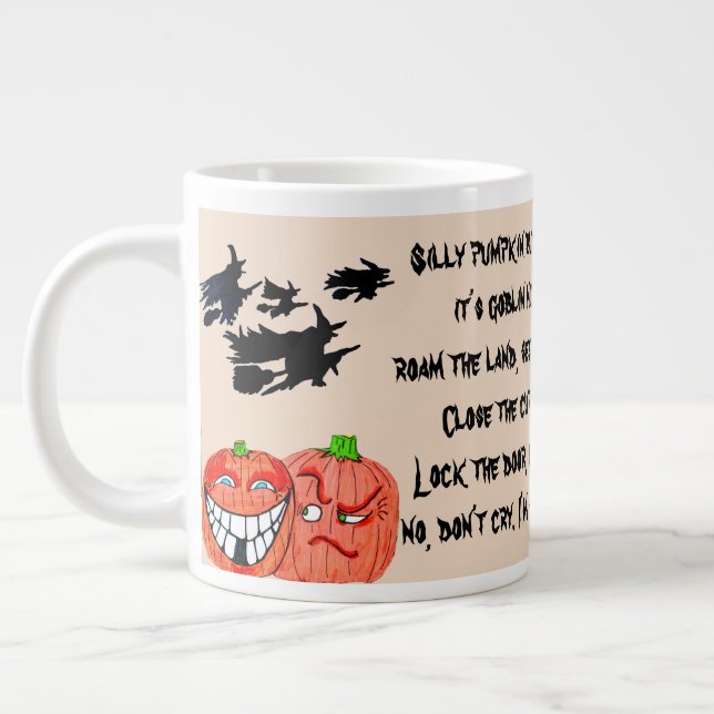 CANECA DE CAFÉ GRANDE MÚSICA DE PUMPKIN BOBO HALLOWEEN (Esquerda)