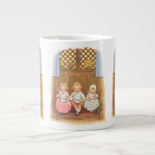 Caneca De Café Grande Música Infantil Clássica Pease Porridge Hot