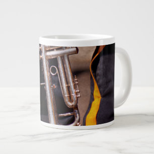 Caneca De Café Grande Música - Trompete - Banda marcial policial