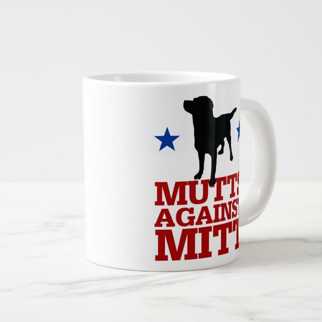 Caneca De Café Grande Mutantes Contra Mitt (Frente Esquerda)