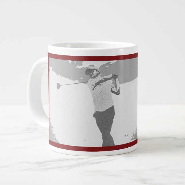 Caneca De Café Grande My Favorite Golf Coach (Frente Esquerda)