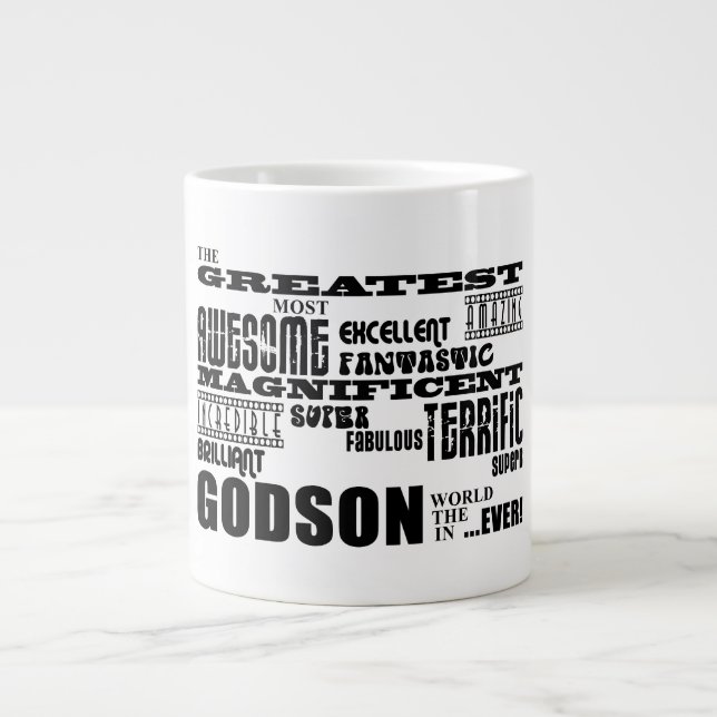 Caneca De Café Grande Na moda Moderno e divertido Godsons : Grande Godso (Frente)