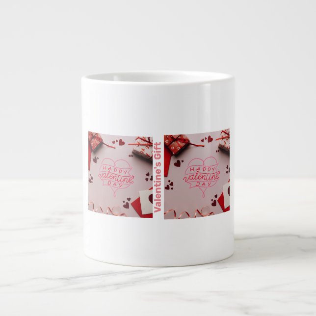 Caneca De Café Grande Namorados Gift (Frente)