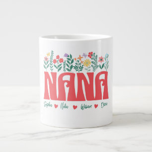 Caneca De Café Grande NANA GRANDMA GRANDMOTHER GRANNY - Personalize-o