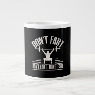 Caneca De Café Grande Não Arrume Engraçado Esquadrão de Pesos da Obra
