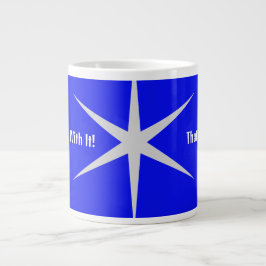 Caneca De Café Grande Não brinque com isso, aquela parte. Coleção Preto/