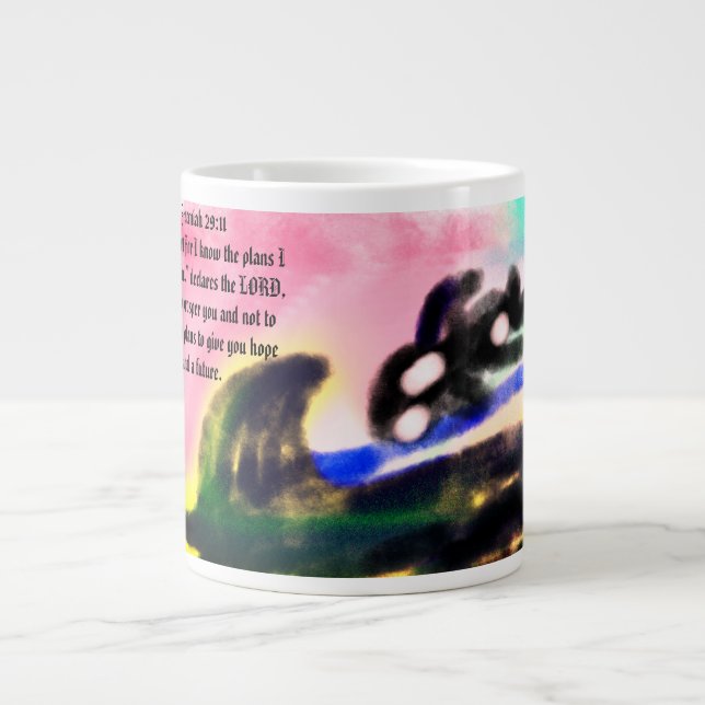 Caneca De Café Grande Não desistir (Frente)