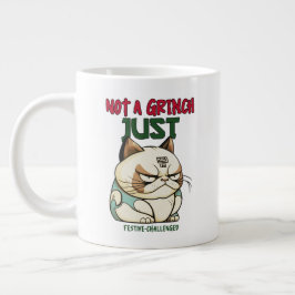 Caneca De Café Grande Não é um Feriado Encantado Festivo.