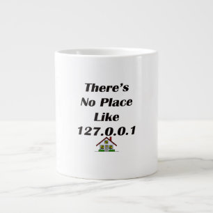 Caneca De Café Grande Não há lugar como blefe com a casa