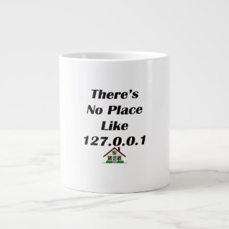 Caneca De Café Grande Não há lugar como blefe com a casa