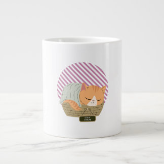 Caneca De Café Grande Não Incomodar gato