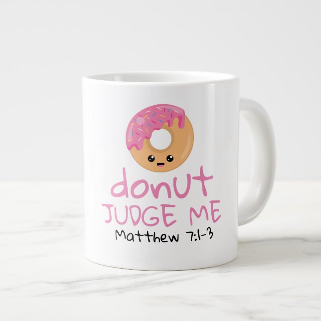 Caneca De Café Grande Não - Jumbo Mug (Frente Esquerda)